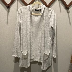 Hooded Cardigan with front pockets